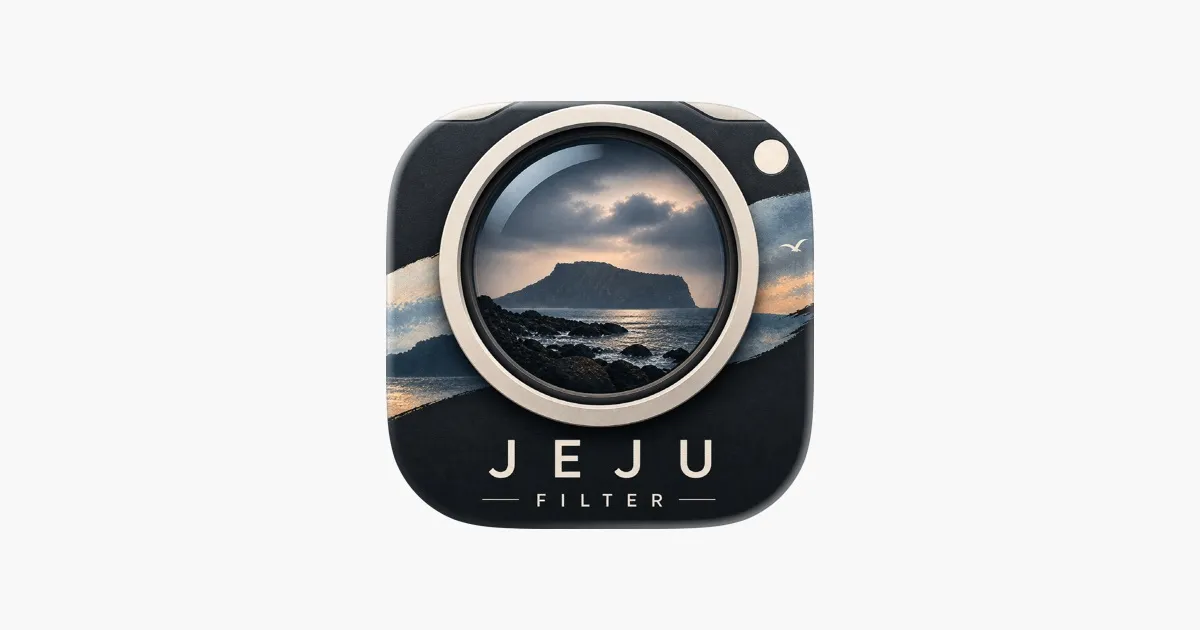 Jeju Filter 풍경 카메라 앱 아이콘
